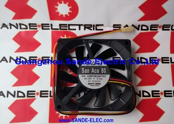 Sanyo Denki Fan 3 fils DC24V 0,10A SanAce80 109P0824H701 en stock 1O9PO824H7O1