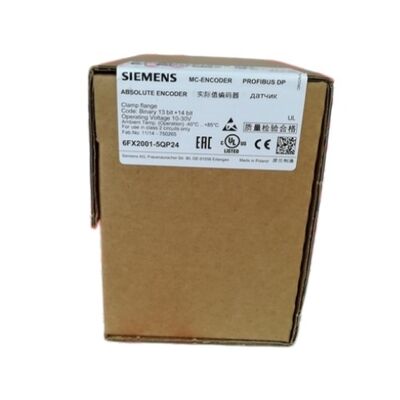 Le codeur absolu de Siemens Sinumerik est un codeur de type 6FX2001-5QP24