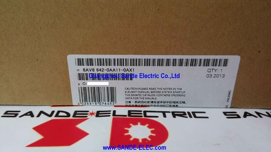 Le système d'alarme doit être équipé d'un écran d'alarme de type "SIMATIC".