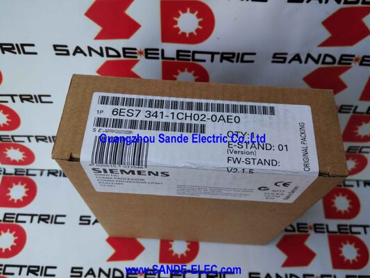 Le système d'exploitation de l'appareil doit être équipé d'un processeur de communication simatique 6ES7341-1CH02-0AE0 6ES7 341-1CH02-0AE0 6ES7341-1CHO2-OAEO.