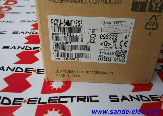 Mitsubishi FX3U-64MT/ESS Unité de base Ac 100-240v 32 Entrées Dc 24v 32 Transistors