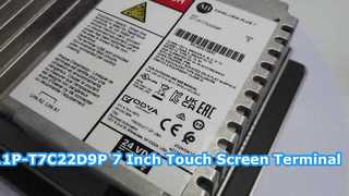 Vidéo de démonstration du produit du terminal HMI Allen-Bradley 2711P-T7C22D9P 24 V CC