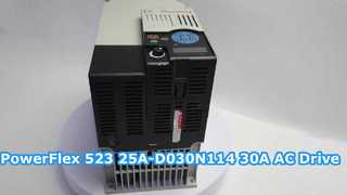 Vidéo de démonstration du produit Allen-Bradley 25A-D030N114 PowerFlex 523 AC Drive