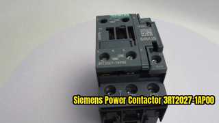 Contacteur Siemens 3RT2027-1AP00 230 V AC pour commande de moteur Vidéo de démonstration du produit